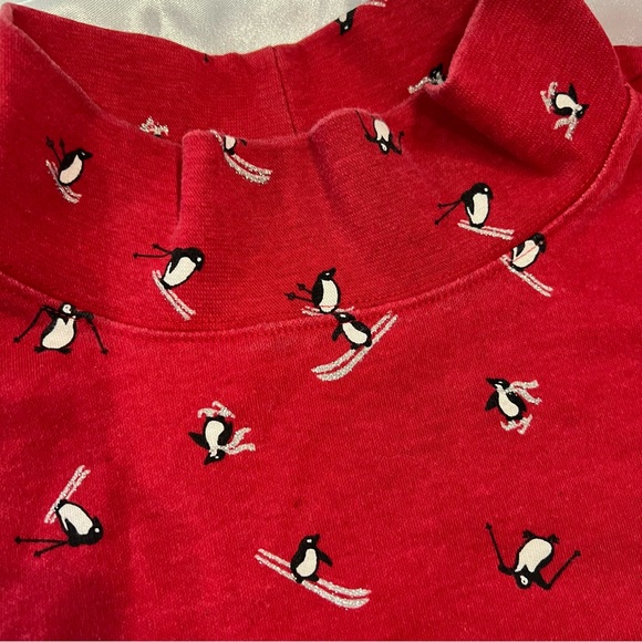 Plus size 3X  Holiday Penguin and Winter Scene Shirts. SET OF 2 SHIRTS - Picture 16 of 16